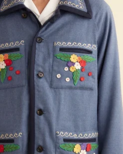 Outerwear<BODE Dianthus Jacket Cornflower