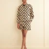Outerwear<BODE Domino Stripe Jacket Ecru/Black