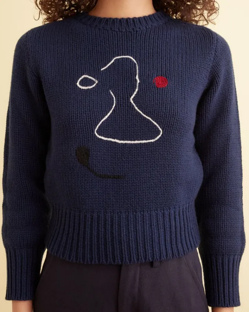 Knitwear<BODE Doodle Crewneck Navy