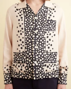 Shirts<BODE Dotty Long Sleeve Shirt Cream