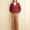 Knitwear<BODE Double-Breasted Cardigan Maroon