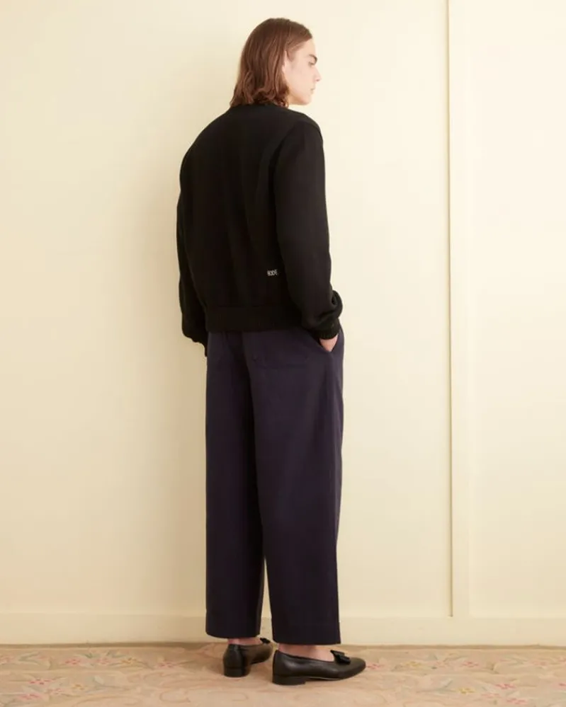 Knitwear<BODE Double-Breasted Cardigan Black
