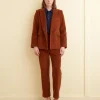 Suiting<BODE Double-Breasted Corduroy Jacket Tobacco