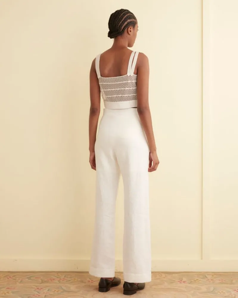 Underpinnings<BODE Duet Lace Tank White