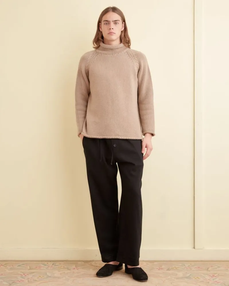 Trousers & Pants<BODE Dumas Pajama Pants Black
