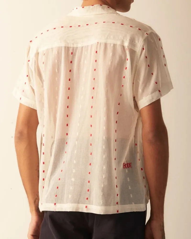 Shirts<BODE Duo Dot Mesh Short Sleeve Shirt