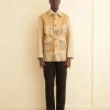 Outerwear<BODE Duo Leather Fringe Jacket Tan