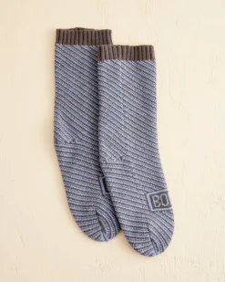 Accessories<BODE Duotone Jacquard Socks - Blue Grey