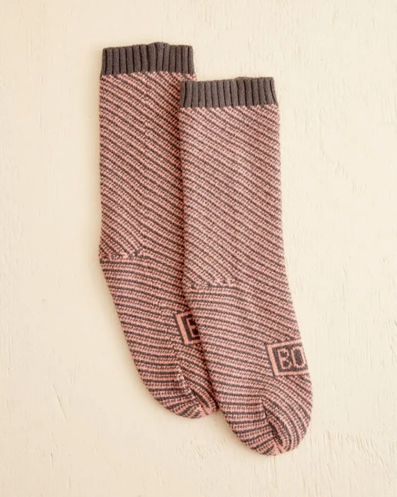 Accessories<BODE Duotone Jacquard Socks - Peach Grey