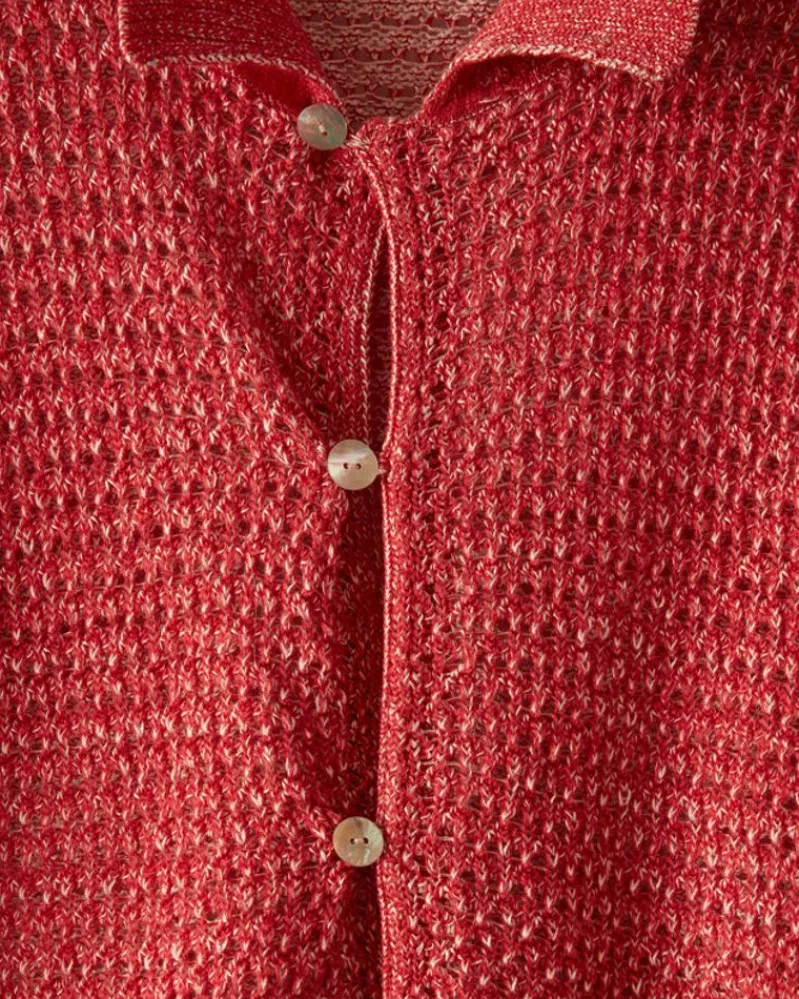 Knitwear<BODE Duotone Lace Shirt - Red