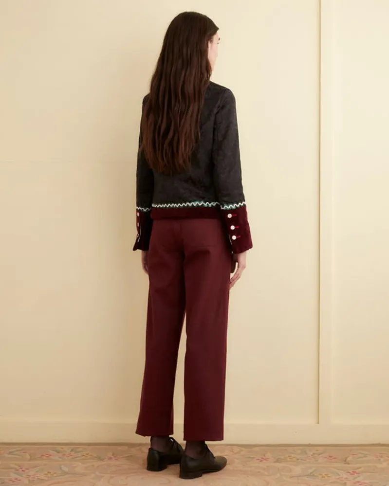 Outerwear<BODE Dusk Brocade Rice Jacket Charcoal