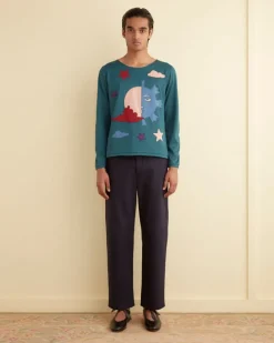 Cut & Sew<BODE Eclipse Long Sleeve Shirt Multi
