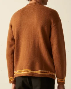 Knitwear<BODE Edge Trim Pullover - Brown
