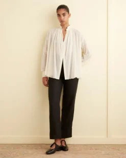 Tops<BODE Elise Shirt Cream