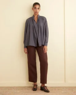 Tops<BODE Elise Shirt Blue