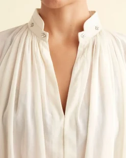Tops<BODE Elise Shirt Cream