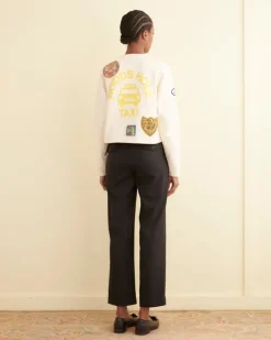 Outerwear<BODE Emblem Patch Cardigan Ecru