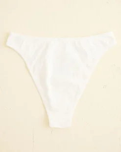 Underpinnings<BODE Embroidered Bouquet Briefs White