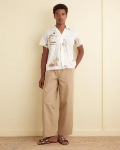 Shirts<BODE Embroidered Buckaroo Short Sleeve Shirt