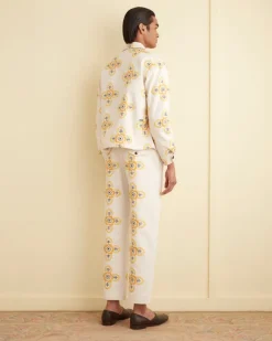 Outerwear<BODE Embroidered Buttercup Jacket Ecru