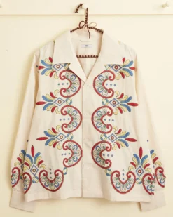 Shirts<BODE Embroidered Carnival Long Sleeve Shirt