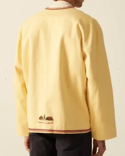 Outerwear<BODE Embroidered Cow Jacket Yellow