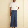 Trousers & Pants<BODE Embroidered Denim Knolly Brook Trousers Indigo
