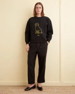 Cut & Sew<BODE Embroidered Dog Crewneck