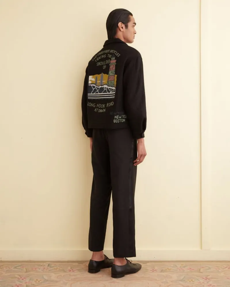 Outerwear<BODE Embroidered Lighthouse Jacket Black/Multi