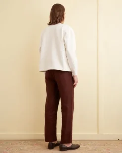 Cut & Sew<BODE Embroidered Pony Crewneck Cream