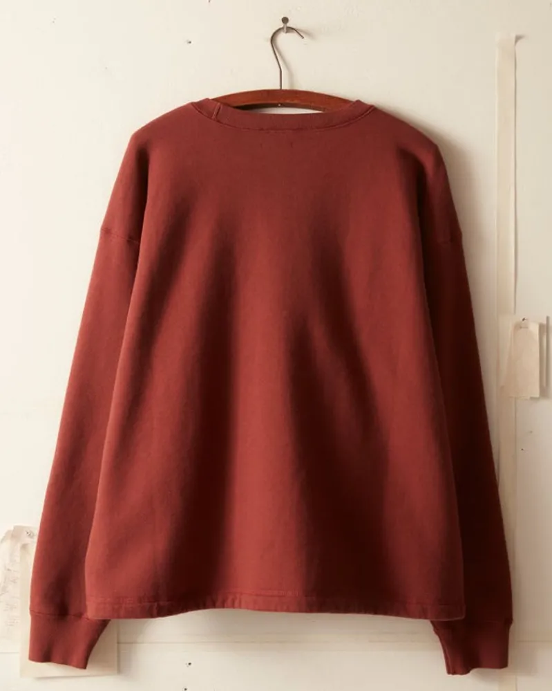 Cut & Sew<BODE Embroidered Pony Crewneck Brown