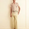 Shirts<BODE Embroidered Suncherry Short Sleeve Shirt White/Multi
