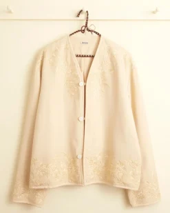 Outerwear<BODE Embroidered Wisteria Liner Jacket Yellow