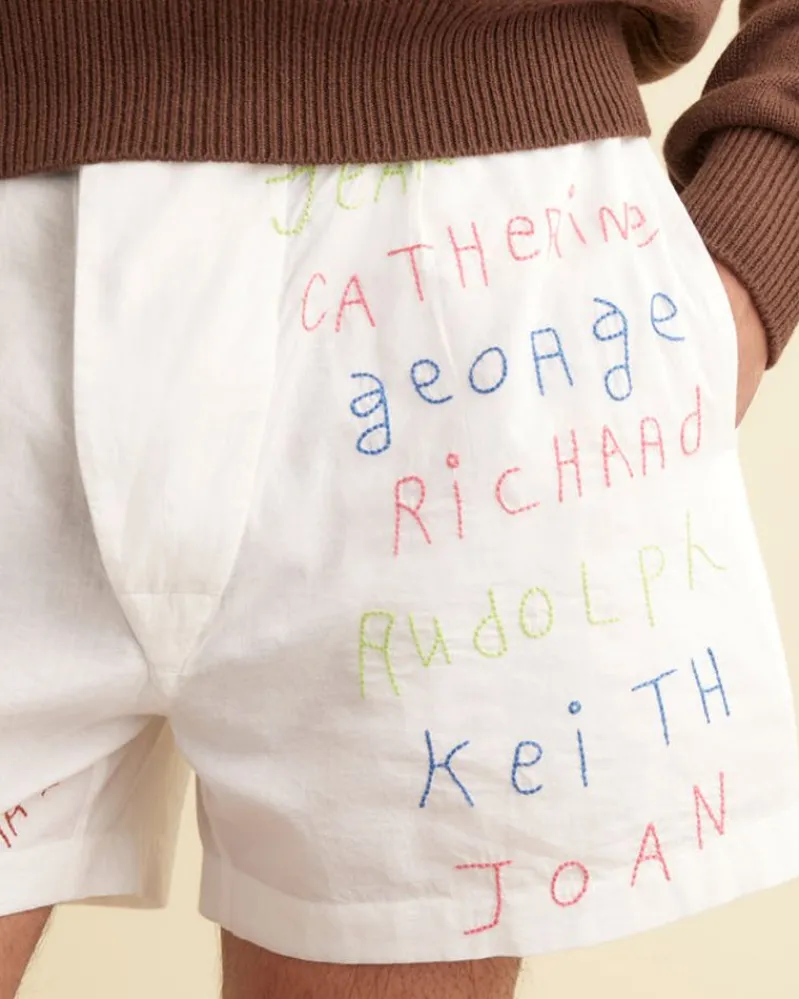Shorts<BODE Familial Hall Boxers White