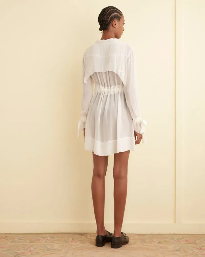 Dresses<BODE Finch Dress Ivory