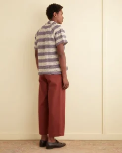 Shirts<BODE Flagship Crochet Shirt - Lavender