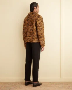 Knitwear<BODE Fleece Tie-Up Pullover Orange