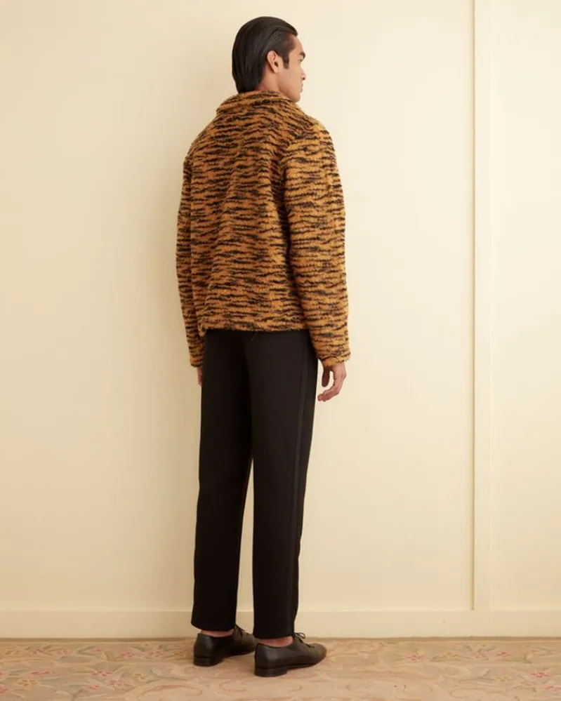 Outerwear<BODE Fleece Tie-Up Pullover Orange