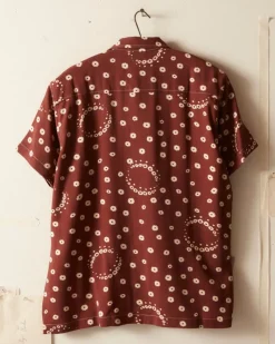 Shirts<BODE Fleur D'Air Short Sleeve Shirt Brown