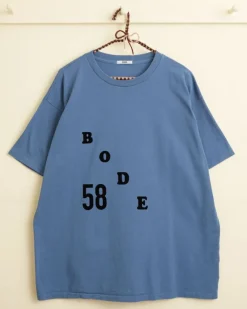 Cut & Sew<BODE Flocked Tee - Blue
