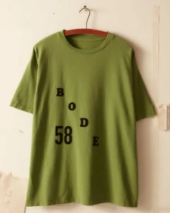 Cut & Sew<BODE Flocked Tee - Green