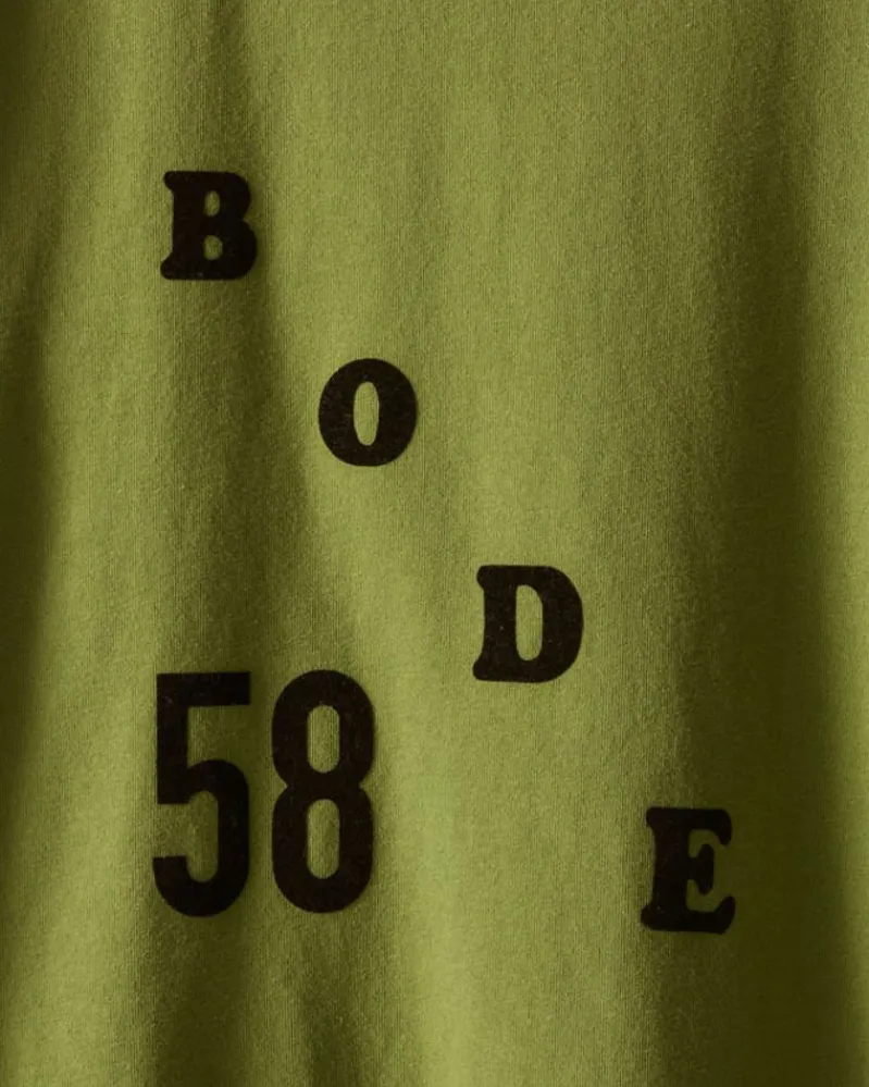 Cut & Sew<BODE Flocked Tee - Green