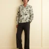 Shirts<BODE Flocked Sweetunia Long Sleeve Shirt Mint