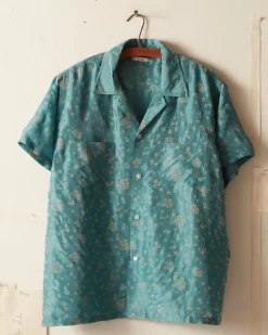 Shirts<BODE Floral Flocked Short Sleeve Shirt