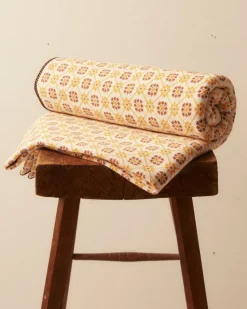 Home Goods<BODE Floral Jacquard Throw - Marigold