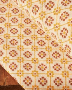 Home Goods<BODE Floral Jacquard Throw - Marigold
