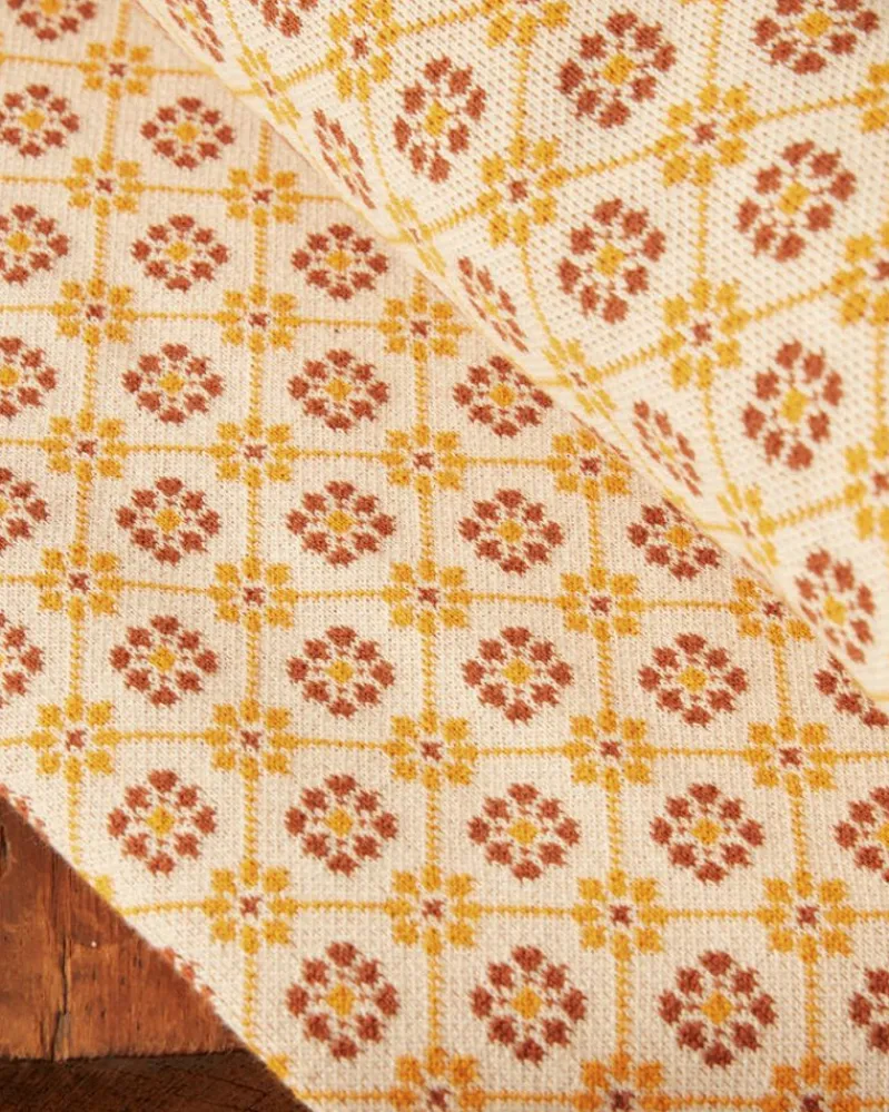 Home Goods<BODE Floral Jacquard Throw - Marigold