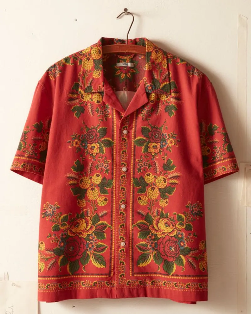 Shirts<BODE Floribunda Short Sleeve Shirt