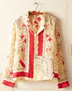 Shirts<BODE Florida Map Long Sleeve Shirt