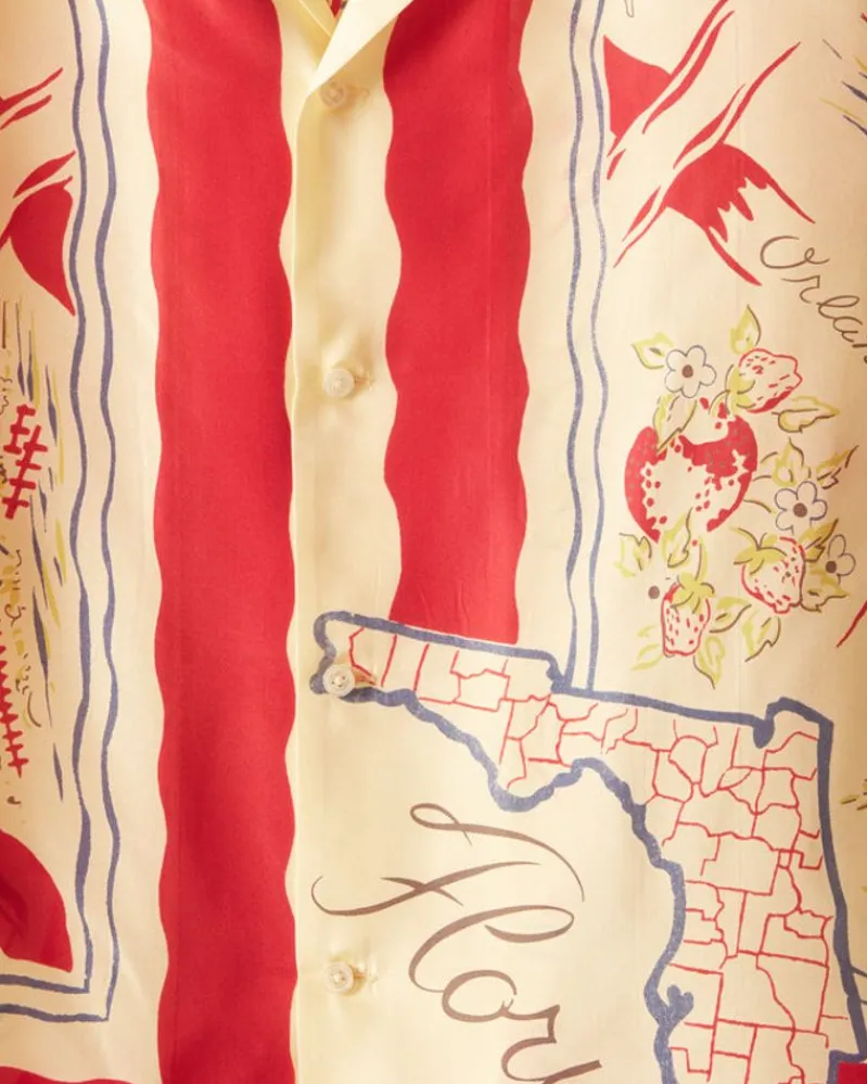 Shirts<BODE Florida Map Long Sleeve Shirt